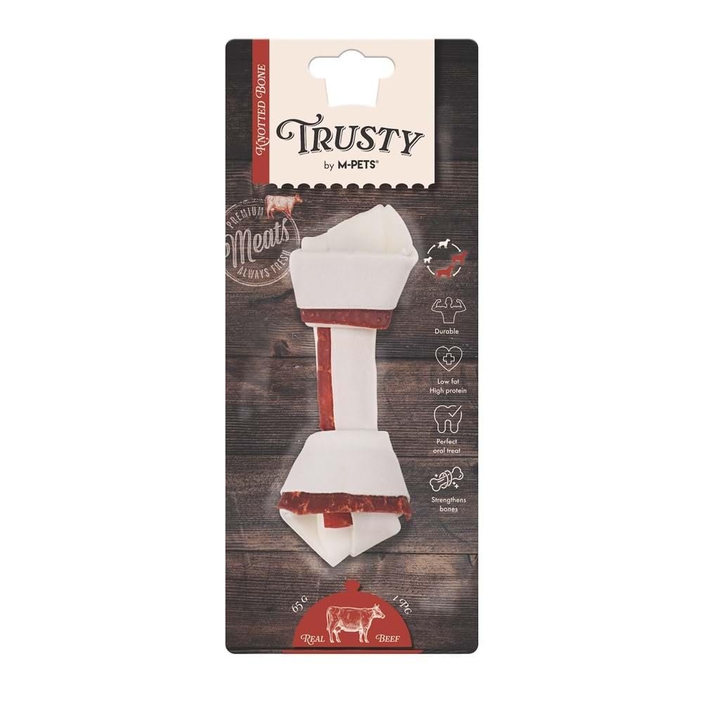 M-PETS TRUSTY BEEF DÜĞÜMLÜ KEMİK 65GR/15,3CM