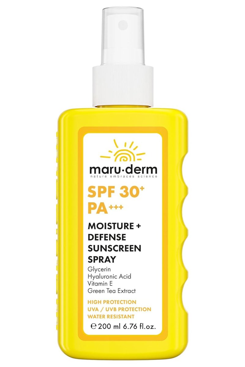 Maru.Derm SPF 30+ Nemlendirici + Koruyucu Güneş Kremi Spreyi 200 ml