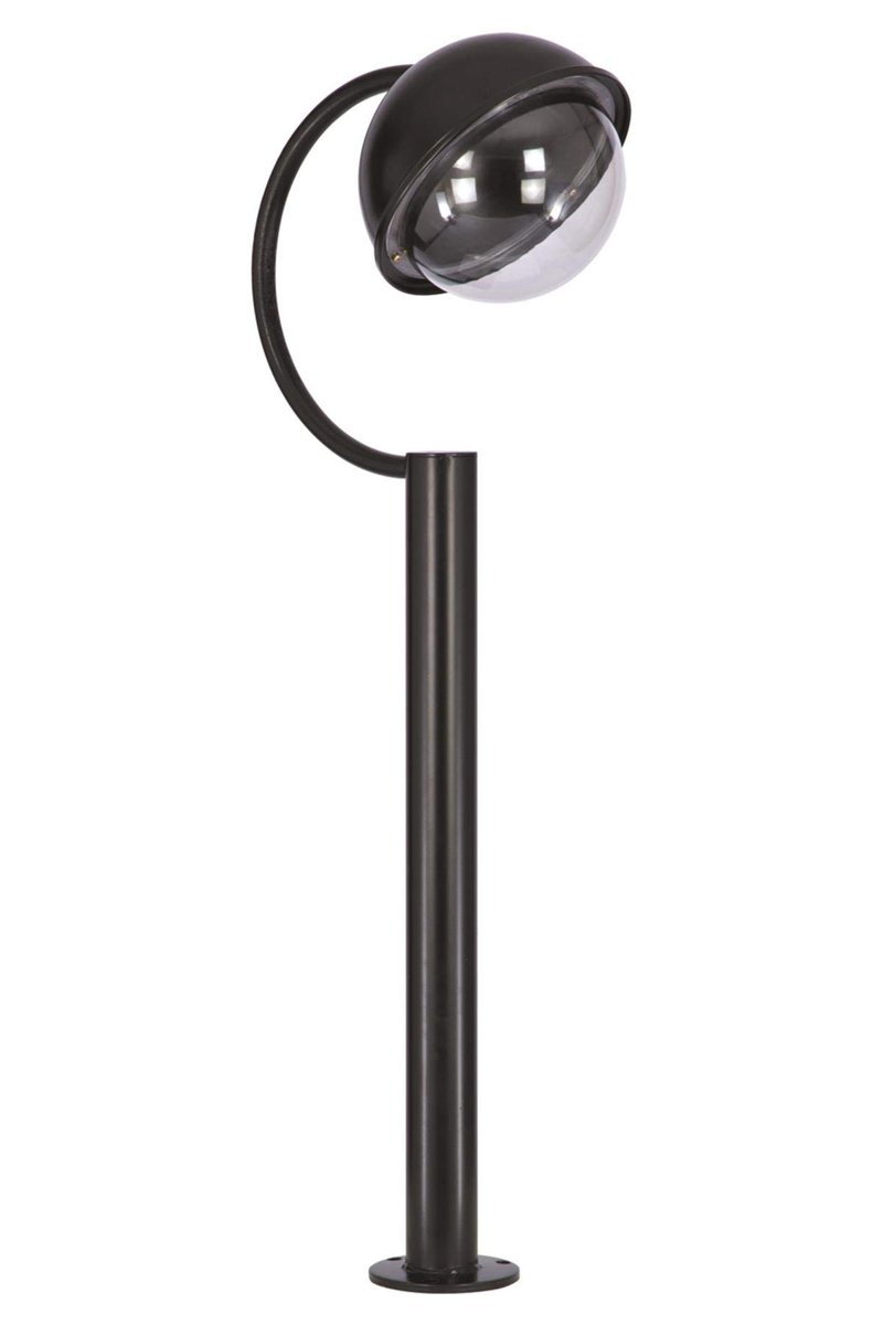 AVONNI BSU-68064-BSY-M2 Siyah Elektrostatik Toz Boyalı Dış Mekan Aydınlatma, E27, Aluminyum, Döküm Dip, Polikarbon Cam, 45cm