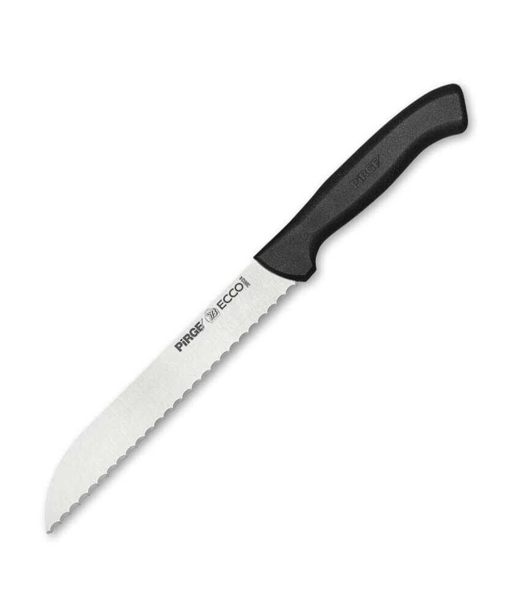 Pirge Ekmek Bıçağı Ecco 38024 17,5cm Siyah