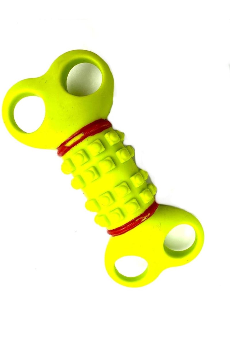 Tasma Market 12cm Yassı Kemik Köpek Diş Kaşıma Oyuncağı Yeşil