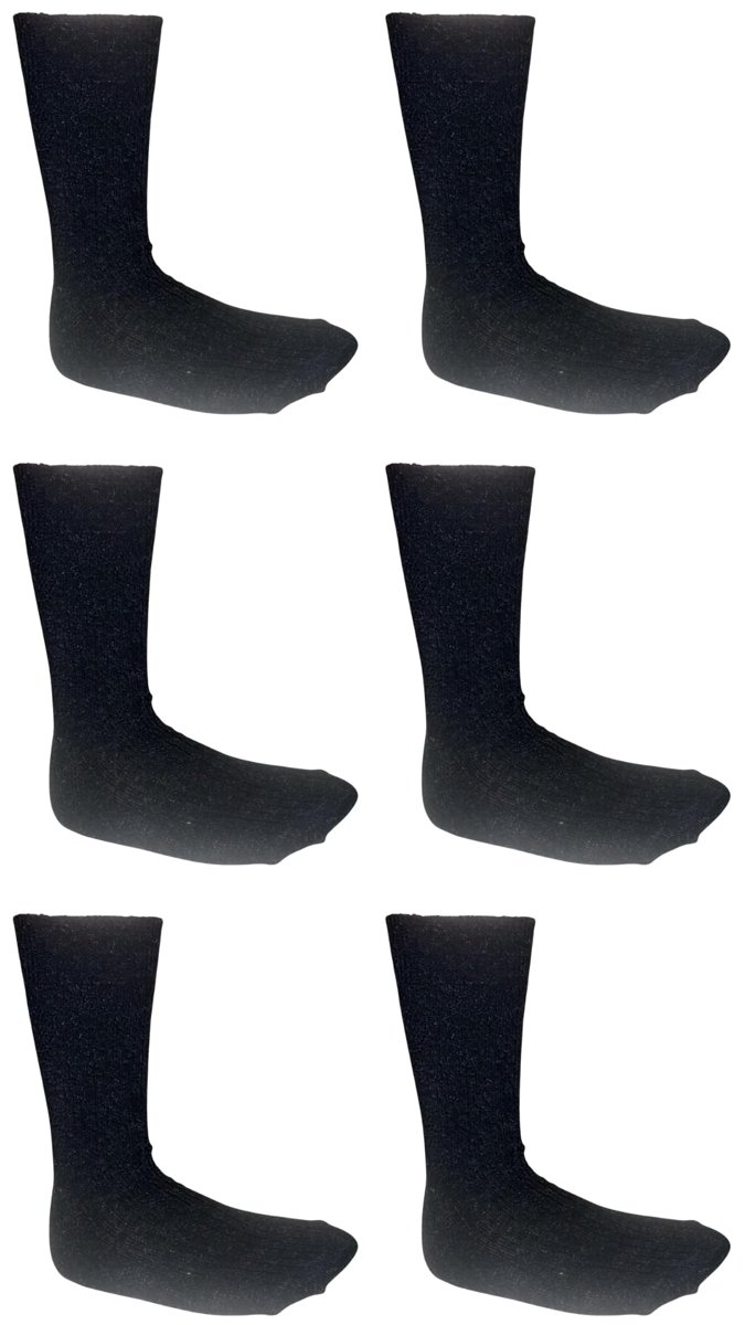 ÇOKLU PAKET AYAĞI SIKMAYAN ÖZEL LASTİKLİ ERKEK BÜYÜK NUMARA LAMBSWOOL TERMAL ERKEK ÇORABI (6, Melanj