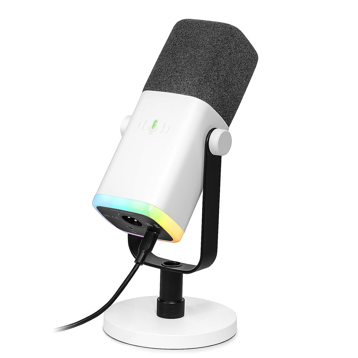 FIFINE Podcast Stüdyosu Akışı için USB XLR Mikrofon, Dinamik Mikrofon Oyun Bilgisayarı, PS4/5 Mac Mi