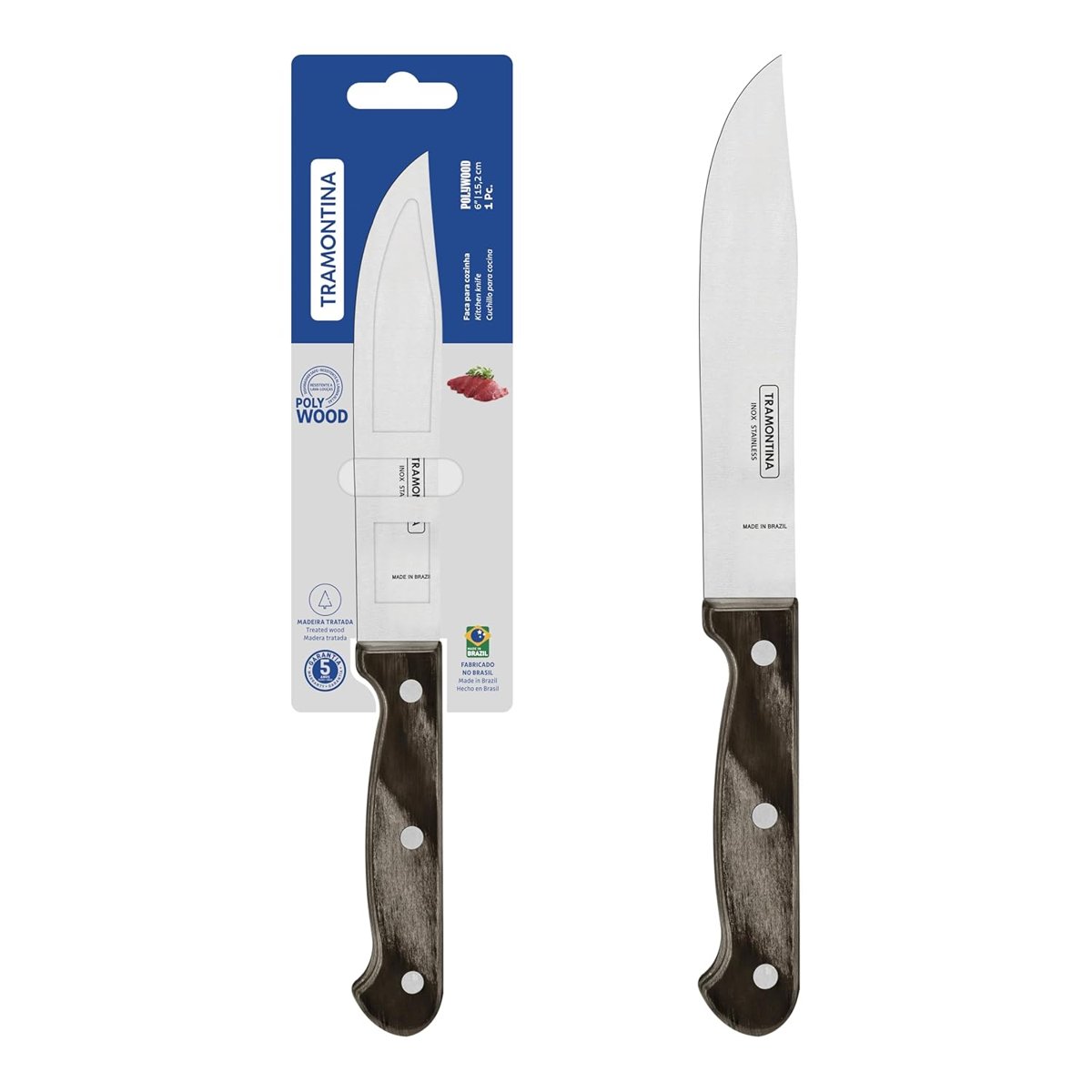 Tramontina Churrasco 21126/196 15cm Kasap Bıçağı (Blisterli)