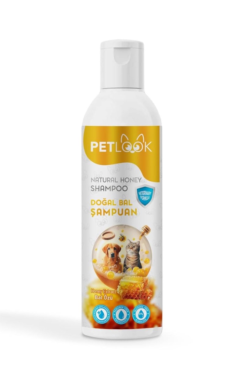 PETLOOK Kedi Ve Köpek Şampuan Bal Özlü, 250 Mililitre
