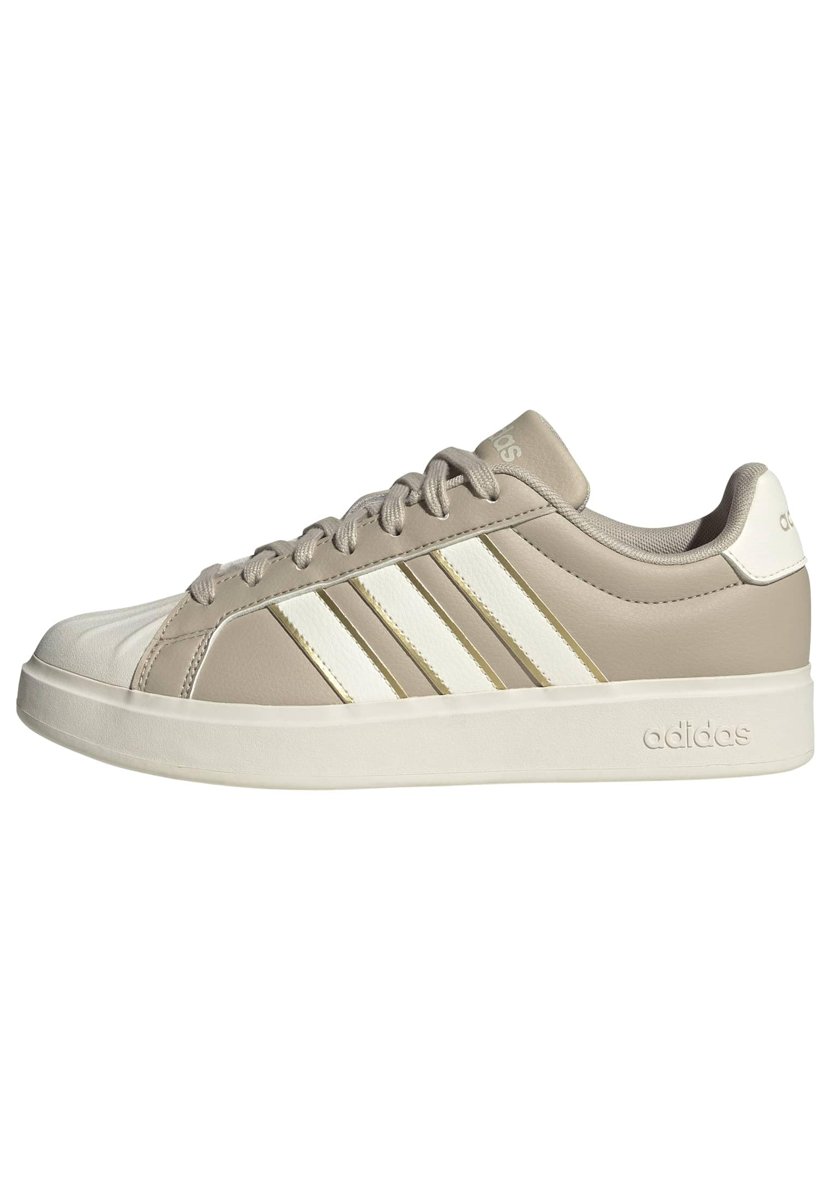 adidas STREETTALK Kadın Ayakkabı Düşük Taban (Futbol Dışı), wonder beige/off white/gold met., 36 2/3