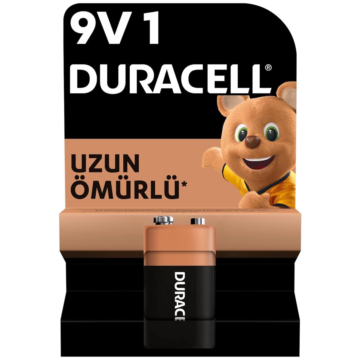 DURACELL BASIC Alkalin 9V Pil (1'li Paket)