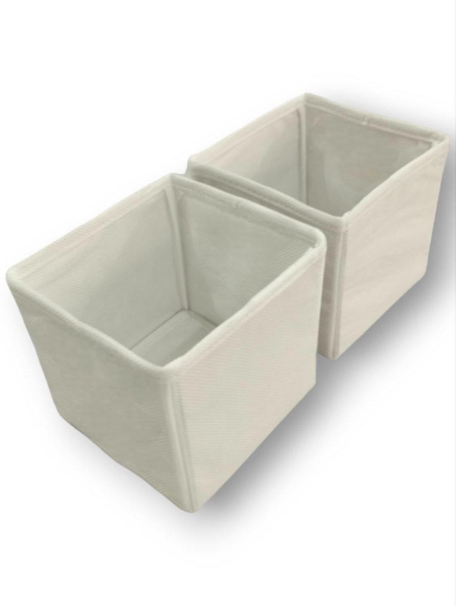 Balkan Room 2'li Beyaz Çekmece İçi Düzenleyici Organizer Set - Çok Amaçlı Dolap İçi Kutu Seti (13 *