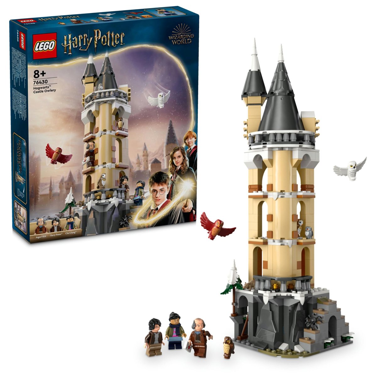 LEGO Harry Potter Hogwarts Şatosu Baykuşhanesi 76430 – 8 Yaş ve Üzeri Harry Potter Hayranı Kız ve Erkek Çocukları için Baykuş Figürü İçeren Oyuncak Yapım Seti, Doğum Günü Hediyesi Fikri (364 Parça)