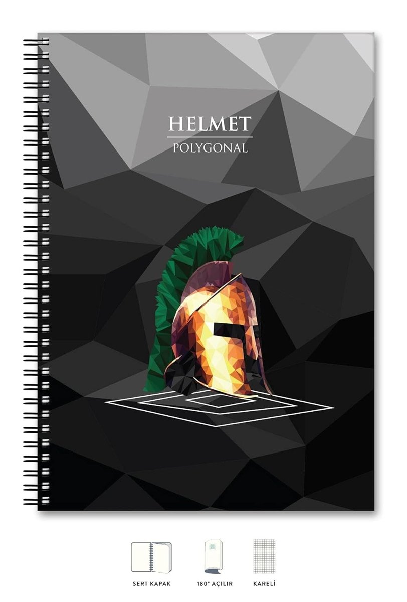 Le Color A4 Defter Kareli 200 syf Kask Polygonal