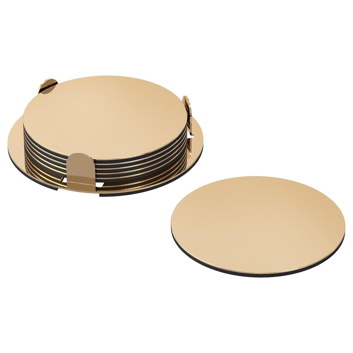 IKEA Glattis bardak altlığı, tutucu, pirinç, 16 cm
