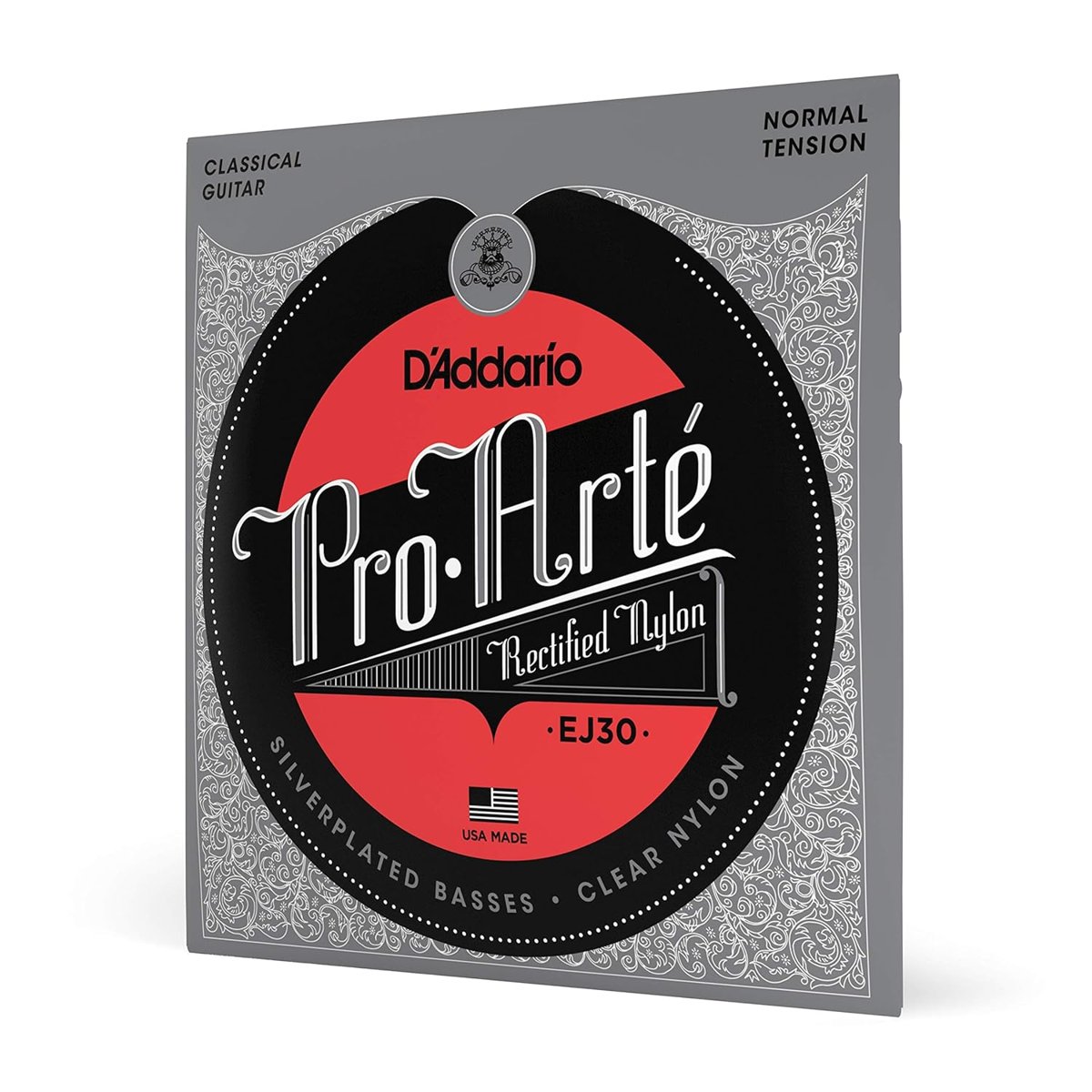 Daddario Ej30 Klasik Gitar Tel Seti (4/4), Rectified Clear Nylon