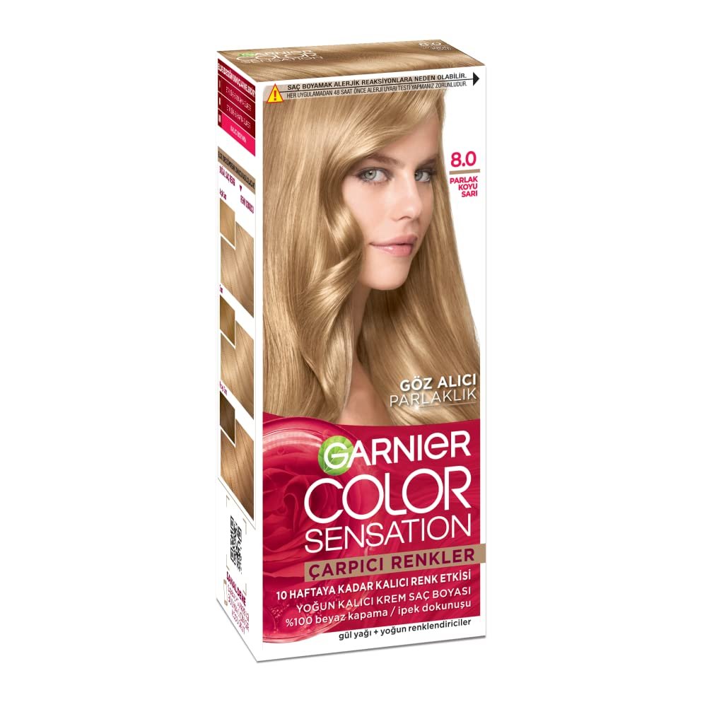 Garnier Çarpıcı Renkler Saç Boyası 8 Parlak Koyu Sarı