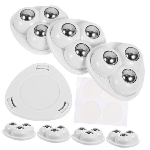 Orret Home 4 Adet Mini Mobilya Tekeri,Aırfrey İçin Teker,Çok Amaçlı Eşya Tekeri,Yapışkanlı Çok Amaçl