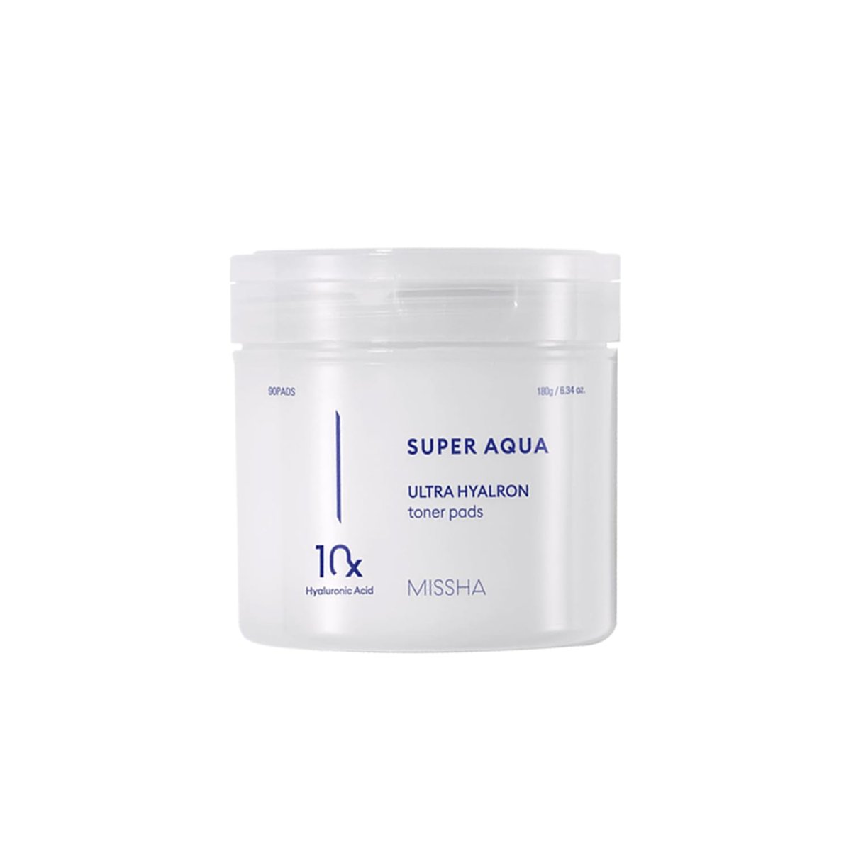 MISSHA 10 Farklı Hyaluronik Asit Kompleksi İçeren Arındırıcı Tonik Pad Super Aqua Ultra Hyalron Toner Pads