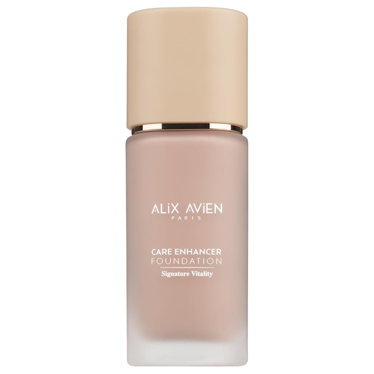 Alix Avien Kırışıklık Karşıtı Nemlendirici SPF30 Parlak Bitişli Fondöten Care Enhancer 802 Sandy Ros