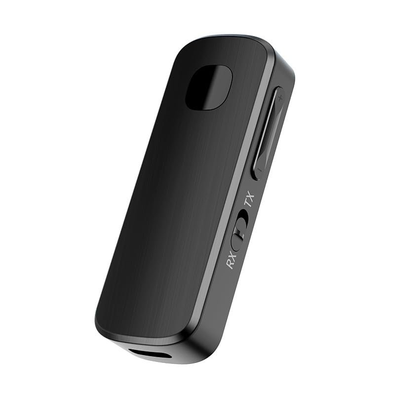 Coverzone Bluetooth 5.4 Kablosuz Ses Verici ve Alıcı M18 – TX RX AUX Adaptör, TV PC Araç Hoparlör için Wireless Audio Transmitter Receiver, Type-C Şarjlı 150mAh | M18