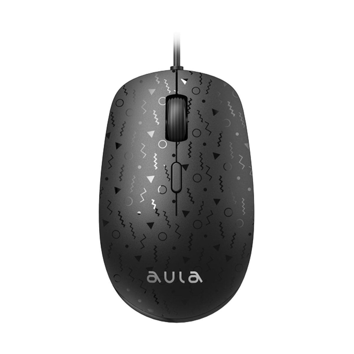 Aula AM106 1000-1600-2000 DPI USB Kablolu Optik Mouse, Siyah