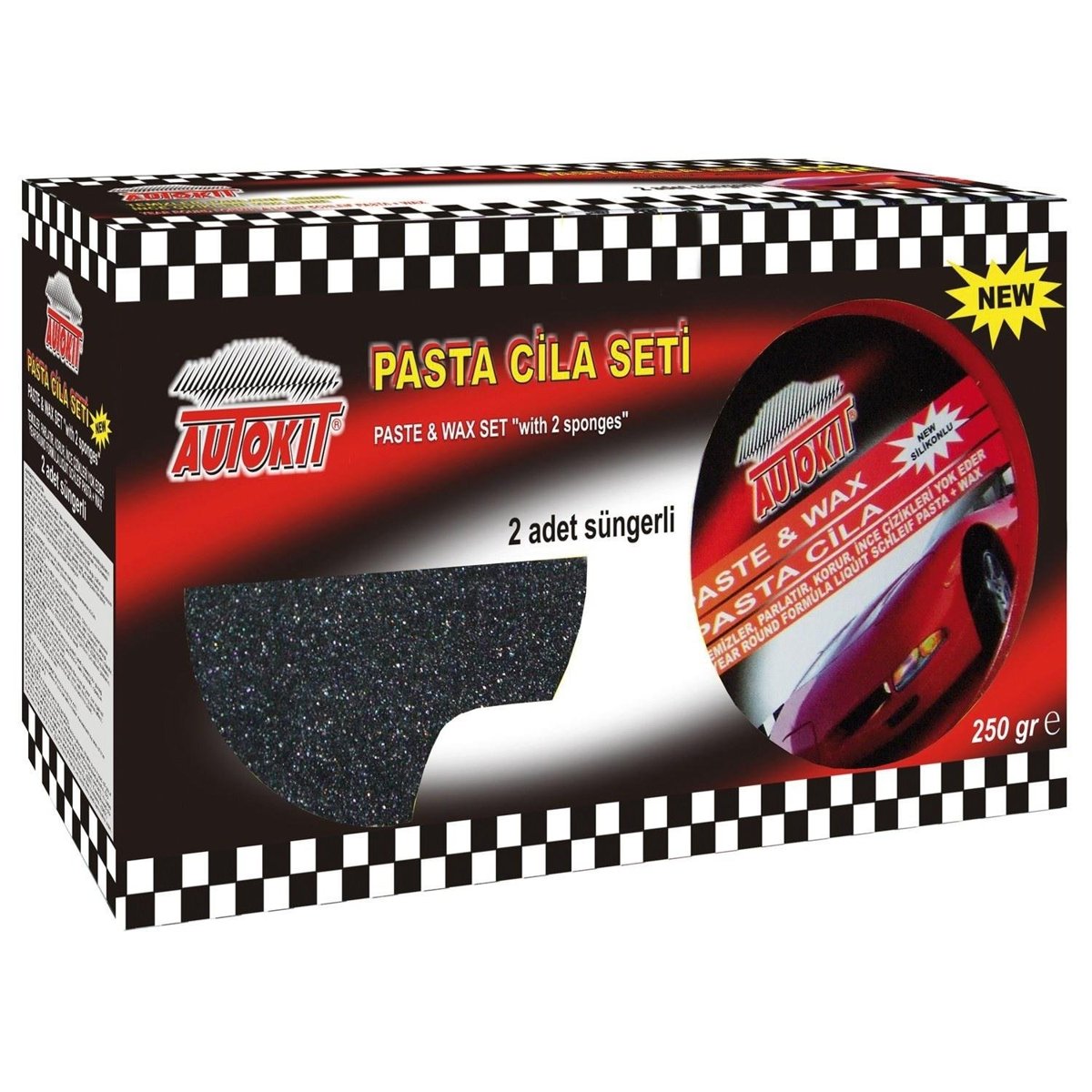 Autokit Pasta Cila Set 2 Süngerli