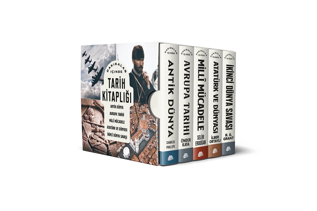 Dakikalar İçinde Tarih Kitaplığı Seti - 5 Kitap Takım