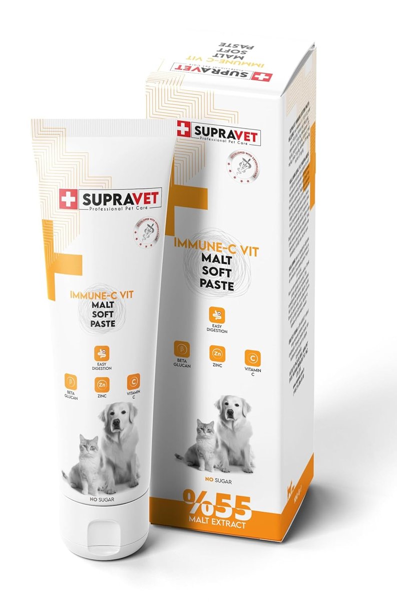 Supravet Immune C Kedi ve Köpek Bağışıklık Güçlendirici Malt Paste 100 Gr