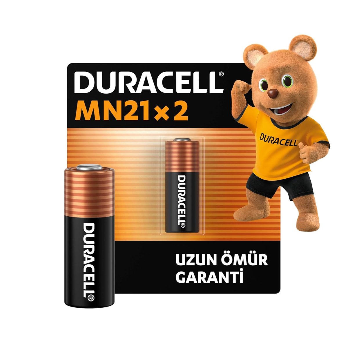 Duracell Mn21 Özel Alkalin Pil (2’Li Paket) 12V (A23 / 23A / V23Ga / Lrv08 / 8Lr932) – Uzun Kullanım