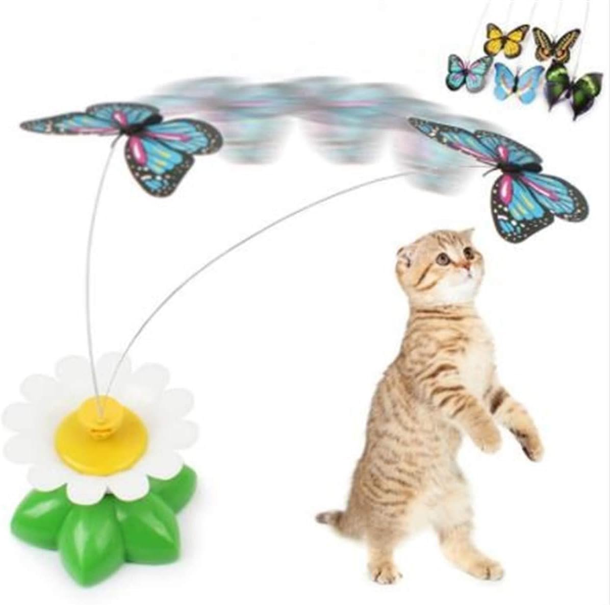 CKSpor Kedi Oyuncağı, Hareketli Dönen Kelebek, Pille Çalışır CKS-0035