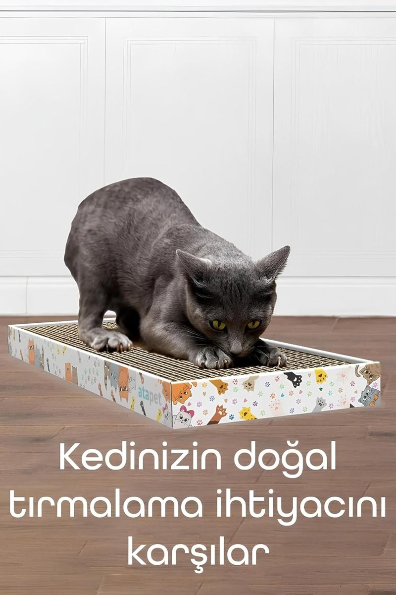 ATAPET TIRMATA Karton Oluklu Kedi Tırmalama Tahtası