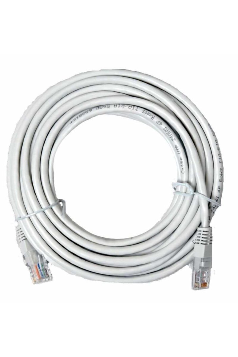 15mt 15 Metre Rj45 Cat5 Cat 5 Network Ethernet Kablosu Internet Televizyon Modem Kablosu Ağ Line