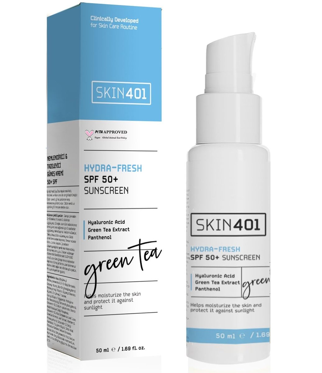 Skin401 SPF50+ Hydra-Fresh Sunscreen Nemlendirici & Tazeleyici Güneş Kremi 50 ml
