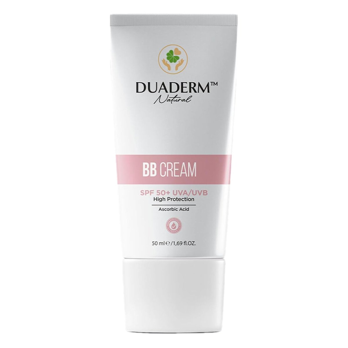 Duaderm Besleyici BB Krem, SPF 50+ UVA/UVB Koruma, Nude Ton, 50 ml