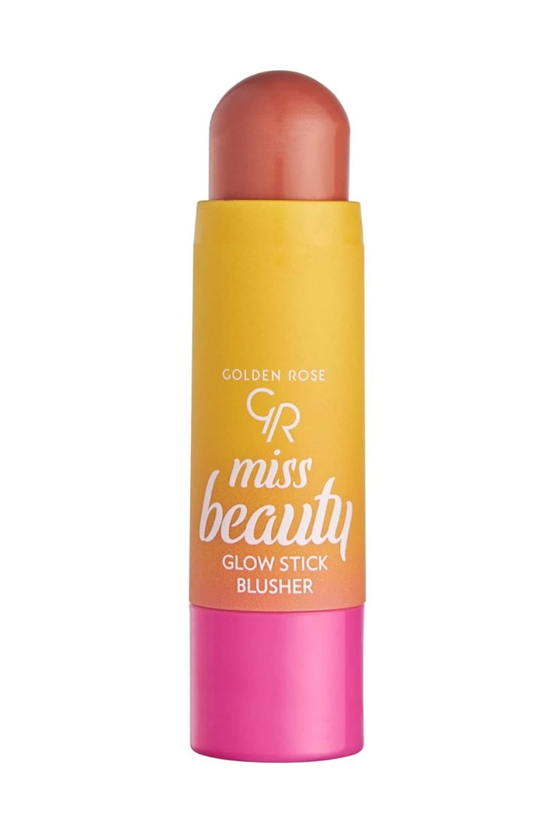 Golden Rose Miss Beauty Glow Stick Blusher No: 01 Peach Flash - Şeftali Tonlu Stik Allık