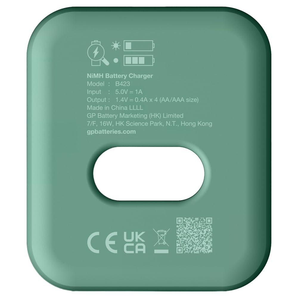 GP Batteries B423 USB Pil Şarj Cihazı 4 Adet 2600 AA Kalem Pilli Set