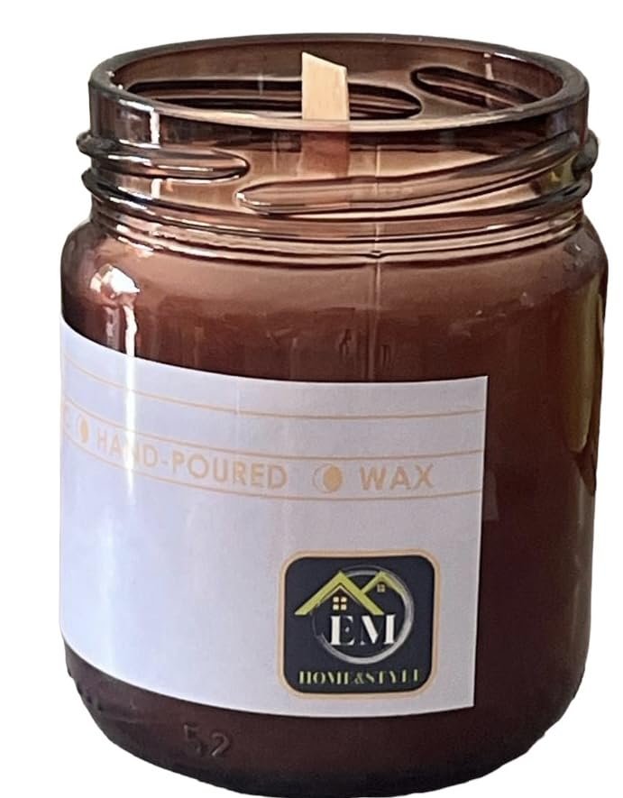 210 ml PaçuliVanilyaKahve Kokulu Kavanoz Mum