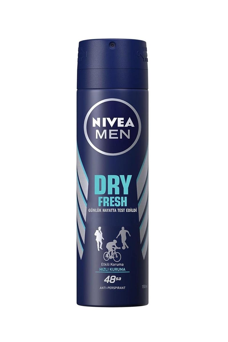 Nivea Dry Fresh Erkek Sprey Deodorant, 150 ml