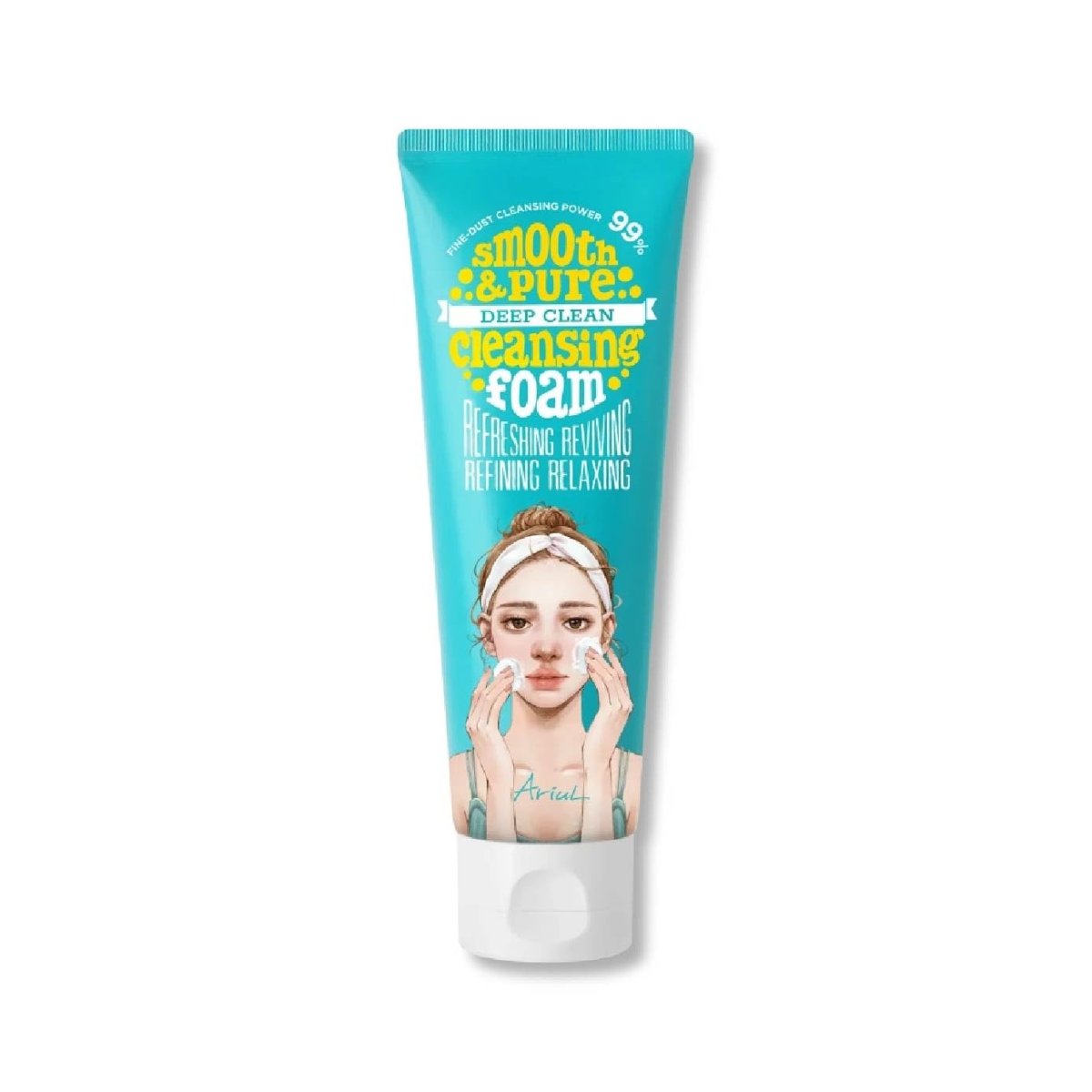 Ariul Smooth  Pure Temizleme Köpüğü 120 Ml|%93 Doğal Derin Temizleyici|manyetik Mikro Baloncuklu
