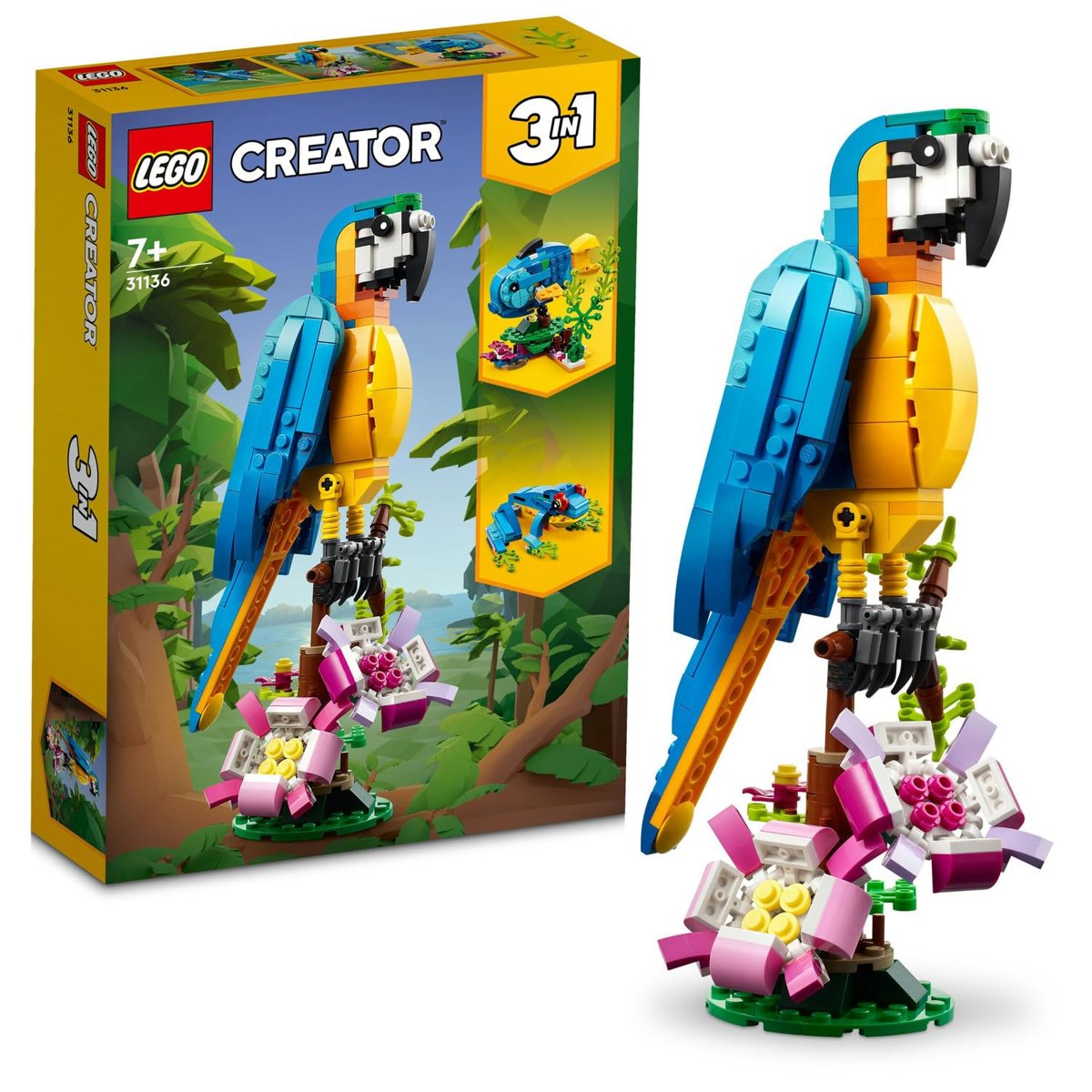LEGO Creator Egzotik Papağan 31136