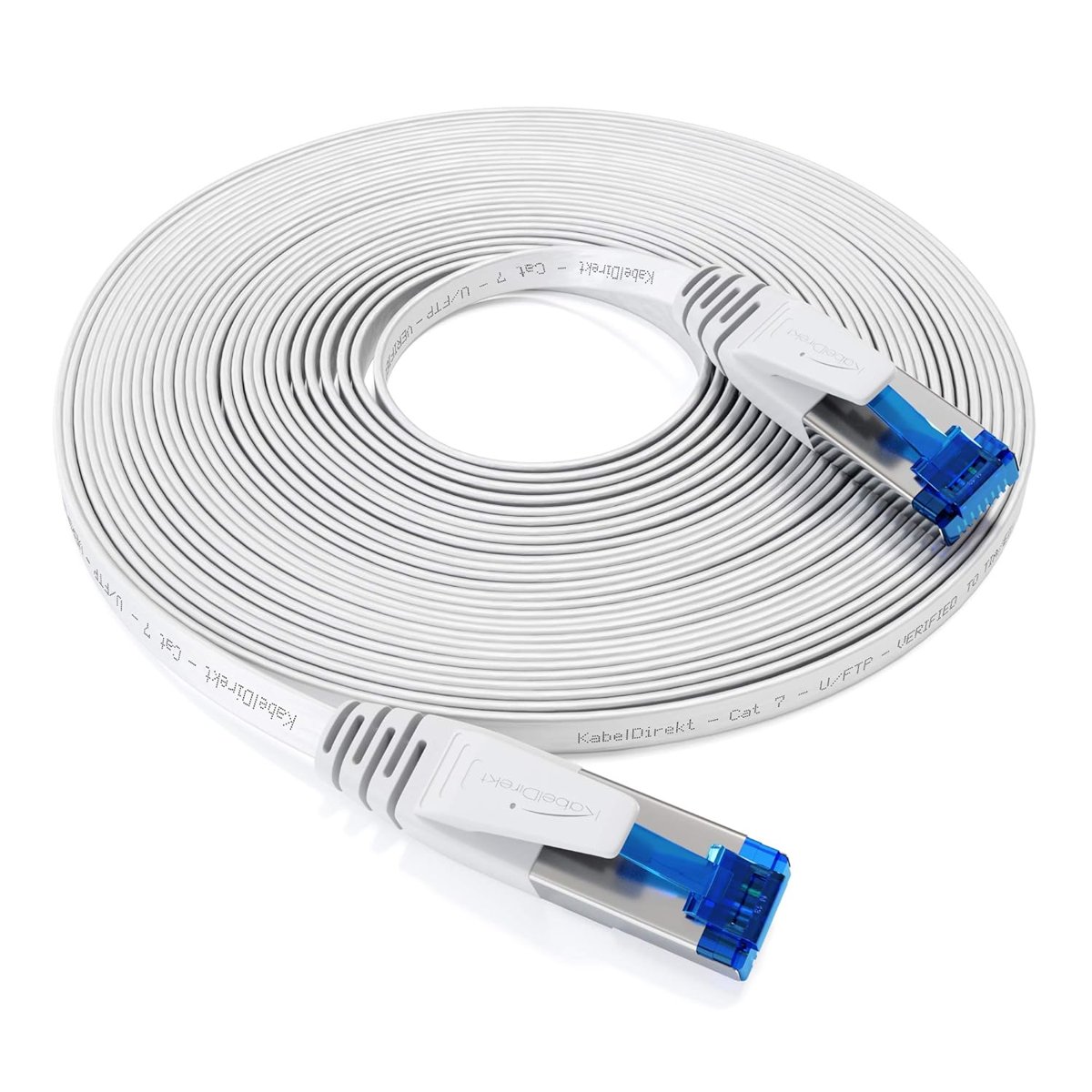 KabelDirekt – LAN kablosu düz 10Gbit/s – 10m