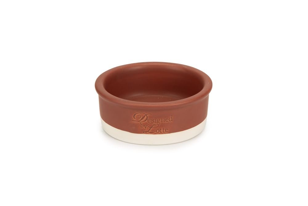 Beeztees DBL Kedi Mama Su Kabı, Seramik, Mat Kiremit, 12cm, 300ml