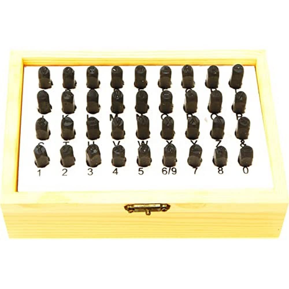 Rolson 26127 36 pc Letter and Number Punch Set