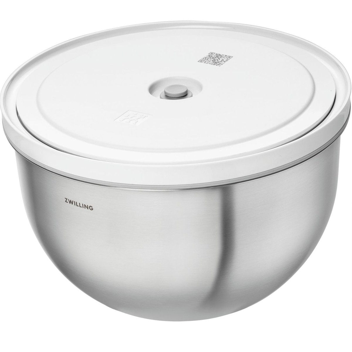 ZWILLING Fresh & Save Bowls Vakumlu Saklama Kabı, L, 24 Santimetre, Paslanmaz Çelik, Metalik Gri