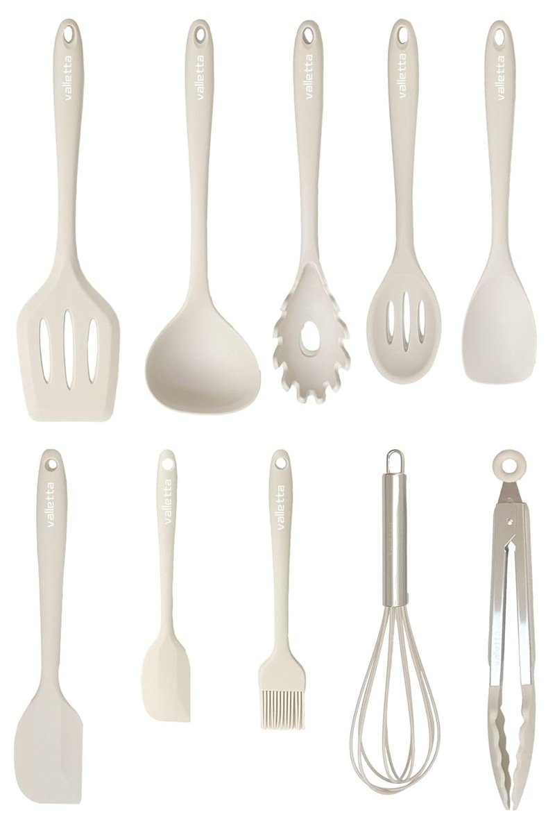 valletta Salvatore 10 Parça Spatula Set Vanilya