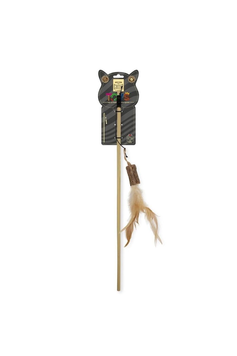 Cattie Matatabi İçerikli Kedi Oyuncağı Kütüklü Olta 50 Cm