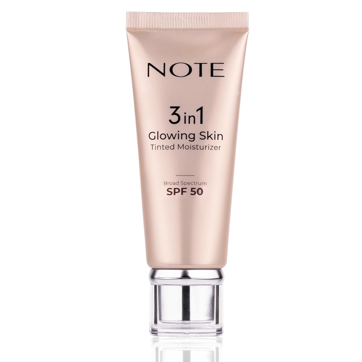 Note Cosmetics 3 in 1 Glowing Skin Tinted Moisturizer 50 SPF Işıltılı Aydınlatıcı Krem