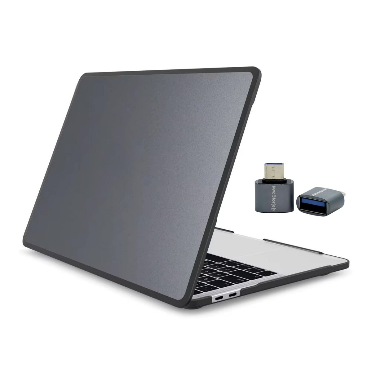 McStorey MacBook Air 13.6 inç M2 M3 M4 M5 Uyumlu Darbe Korumalı Sert Kılıf | Rugged Koruma Hard Case – A2681 A3113 A3240 A3449 Güçlendirilmiş Köşe Koruma Siyah