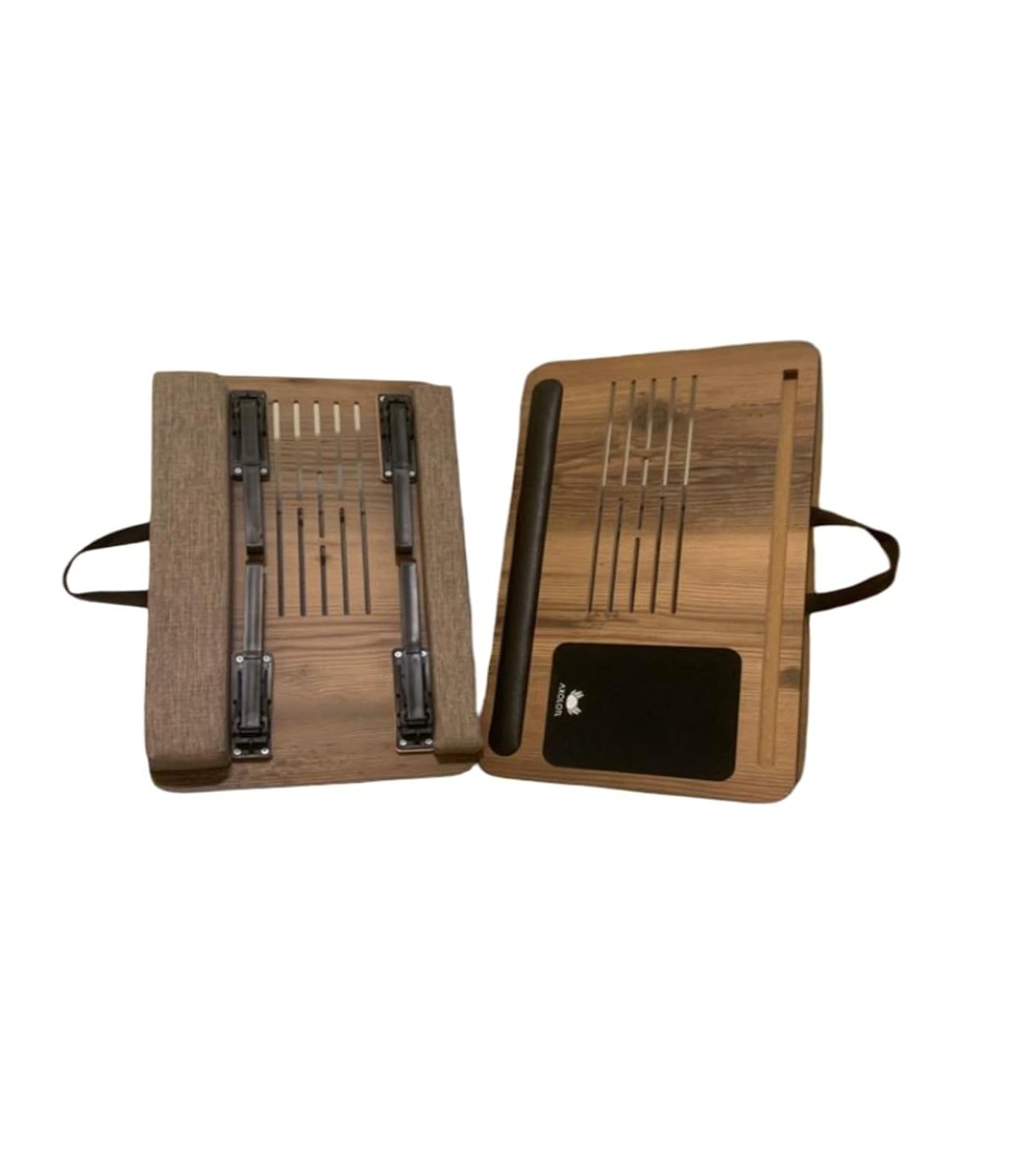 Axolotl Supply Plus lidya Telefon Tablet Bölmeli Katlanır Ayaklı Minderli Laptop Sehpası Bilgisayar Çalışma Masası