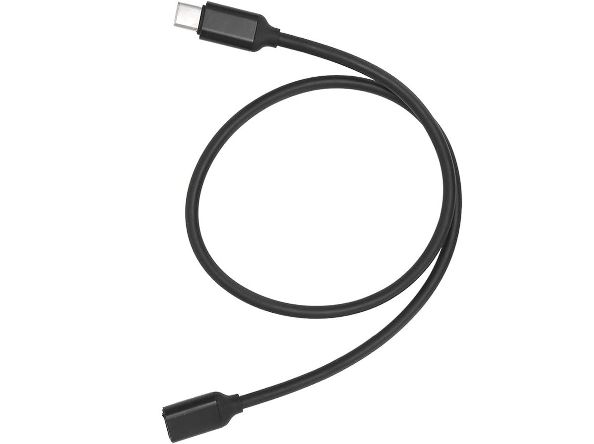 Coverzone 1 Metre Type-C Uzatma Kablo 100 cm USB C Erkek - Dişi Uzatma Kablosu PD Güç Konektörü Uzatma Kablosu Tip C Uzatma Kablo ZR73