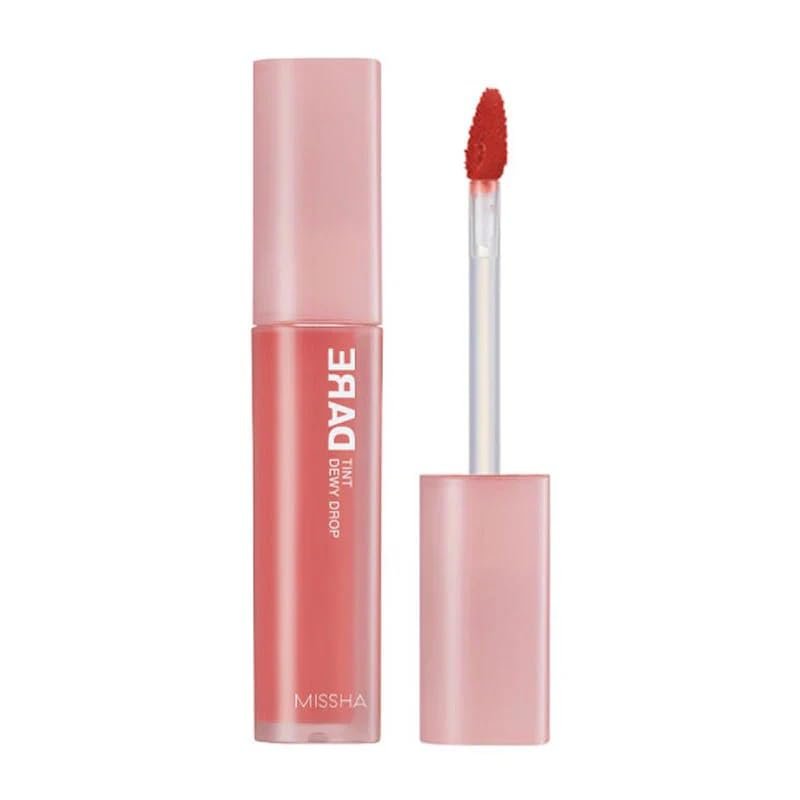MISSHA Uzun Süre Kalıcı, Nemli Bitiş Sunan Parlak Tint Dare Tint Dewy Drop (Baby Coral)