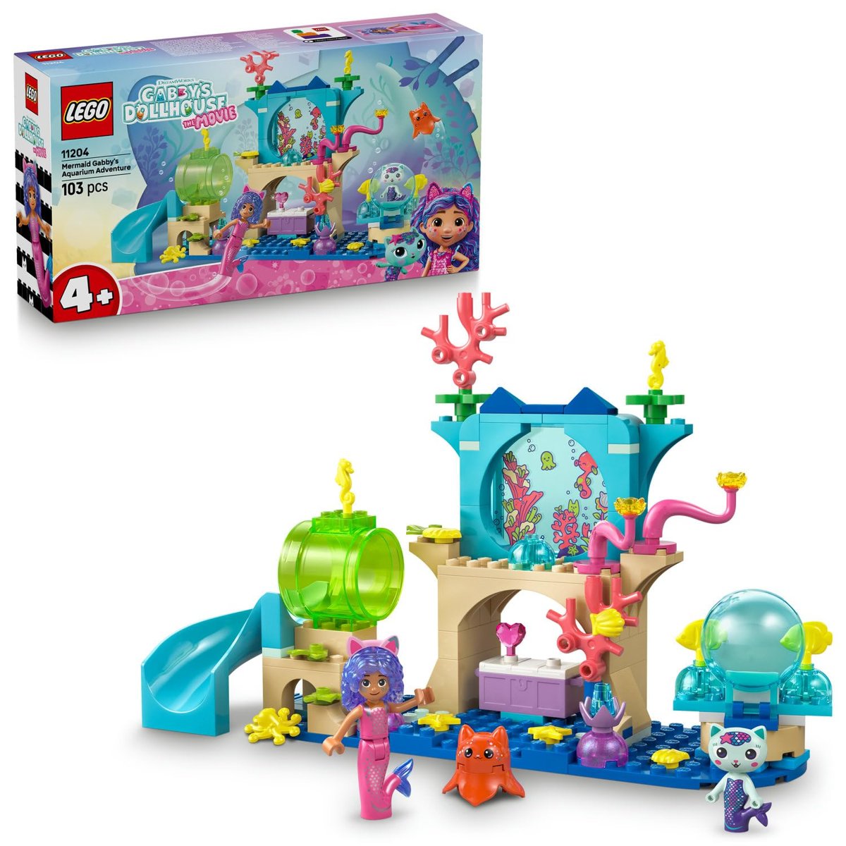 LEGO Gabby’s Dollhouse Deniz Kızı Gabby’nin Akvaryum Macerası 11204
