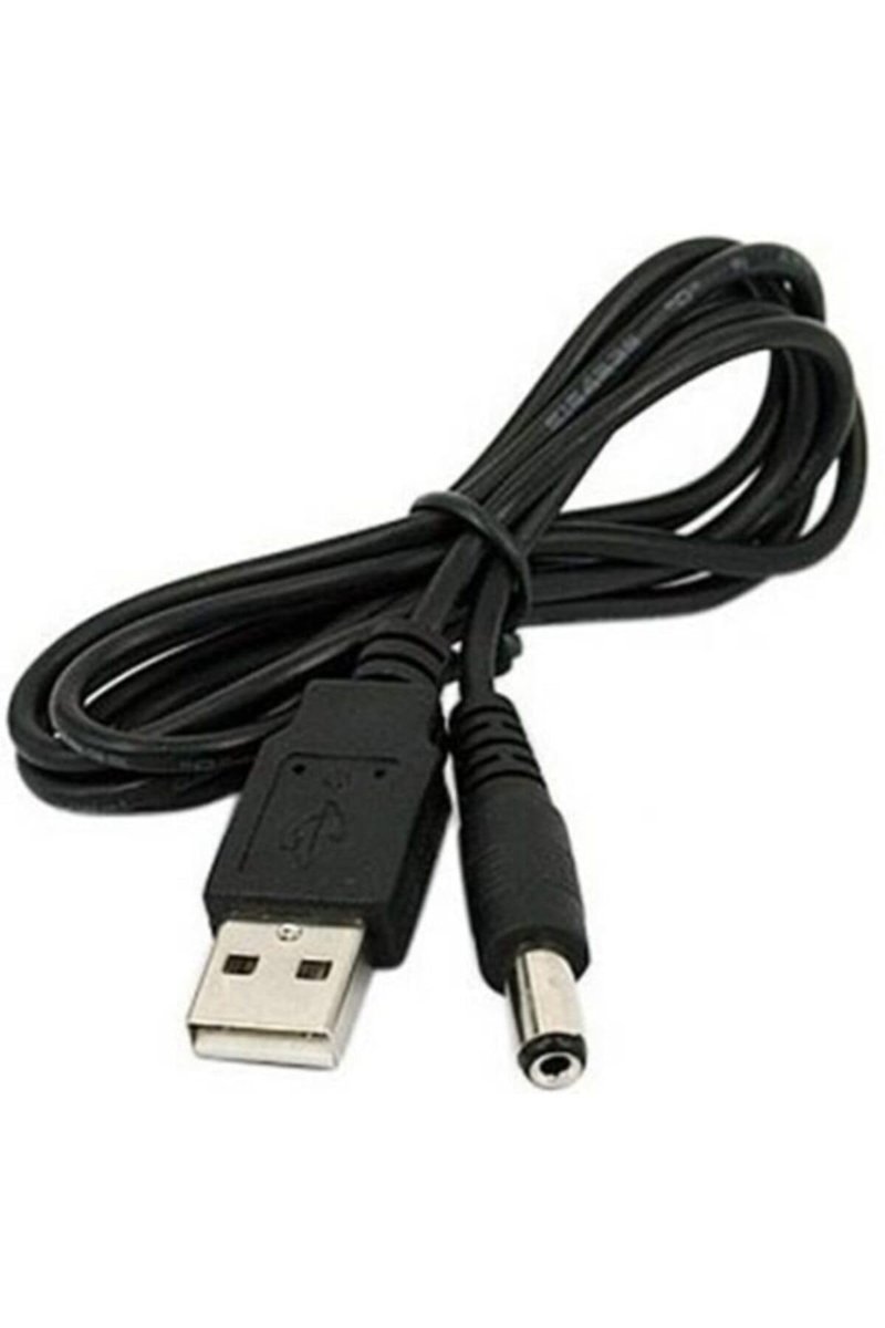 4463 Usb To Dc 5.5 2.1mm Kalın Power Güç Çevirici Adaptör Kablosu